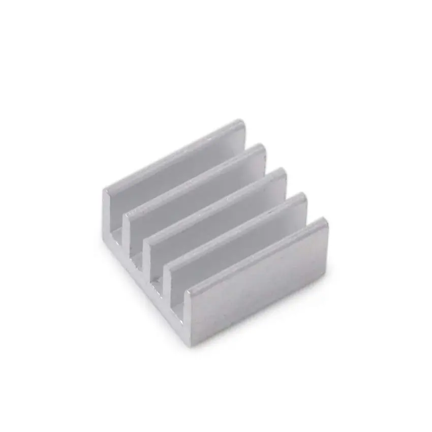 Aluminum Heatsink, 9mm x 9mm x 5mm, 10 Pieces