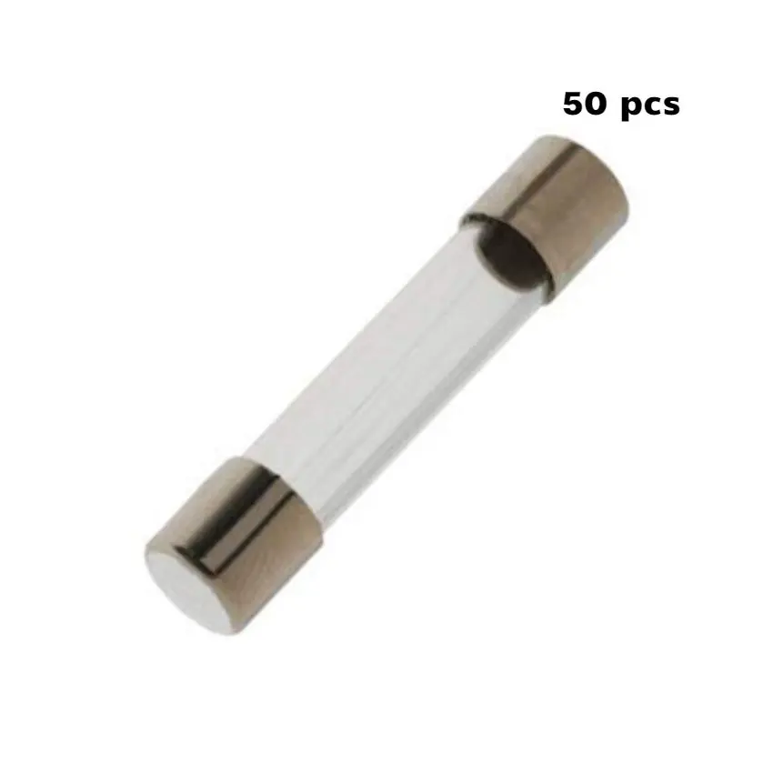 FUSE 6A 5X20 GLASS 50 Pcs/pack