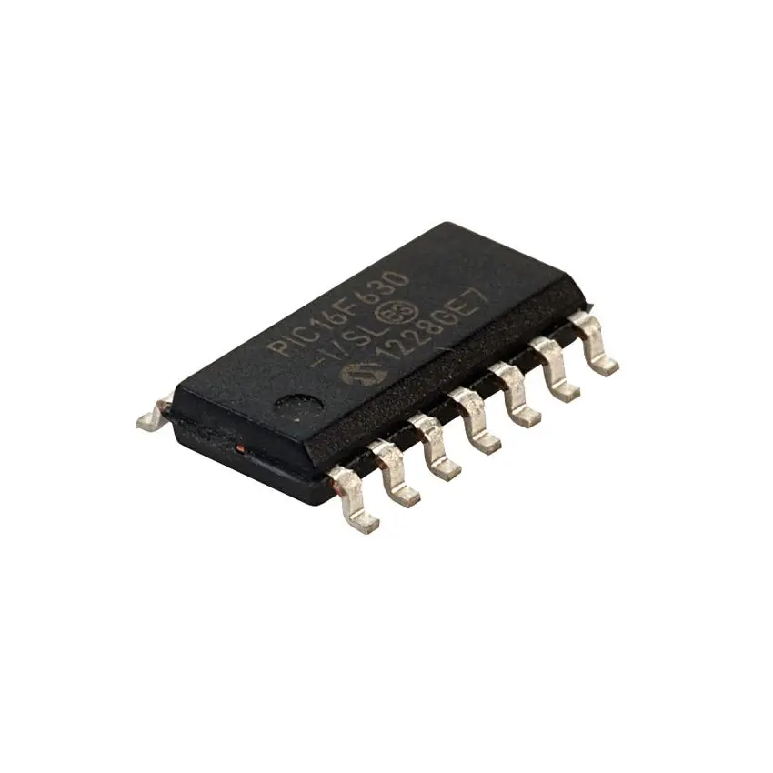PIC16F630-I/SL: PIC 16F Microcontroller IC 8-Bit 20MHz 1.75KB (1K x 14) FLASH 14-SOIC
