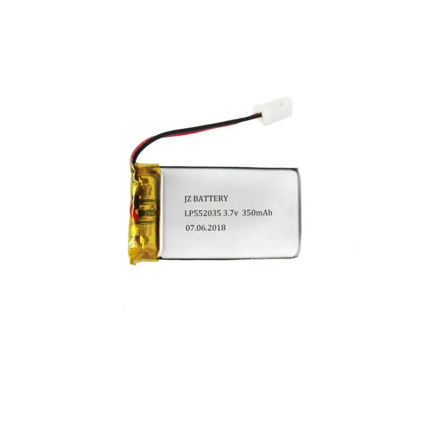 350mAh 3.7V Single Cell Rechargeable LiPo Battery Pack of 1