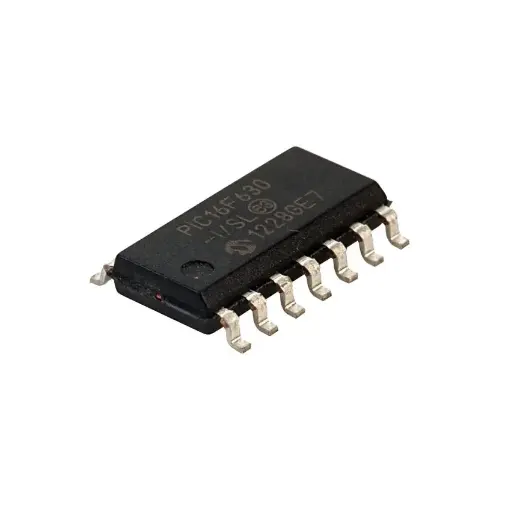 PIC16F630-I/SL: PIC 16F Microcontroller IC 8-Bit 20MHz 1.75KB (1K x 14) FLASH 14-SOIC