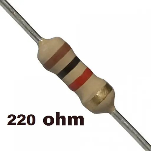 220 OHM 1.2 W THROUGH HOLE WIREWOUND RESISTOR