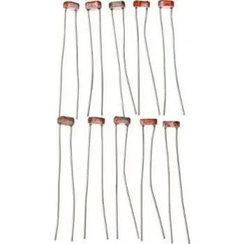 Generic 10 Pcs 5MM Light Dependent Resistor Photoresistor GL5528 LDR