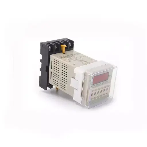 Omron DH48S-2Z DC220V LCD Display Timer Delay Relay 8 Pins DPDT 0.1S-99H F8