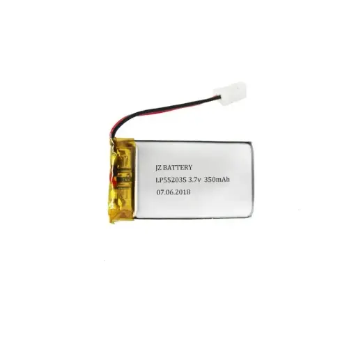 350mAh 3.7V Single Cell Rechargeable LiPo Battery Pack of 1