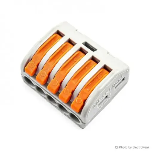 PTC-215, Push Wire Electrical Connector, 5-Way