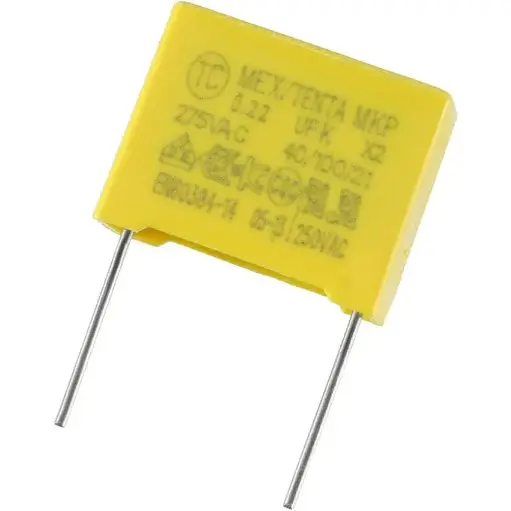 Polypropylene Film Capacitor, 0.22 uF, 275 VAC